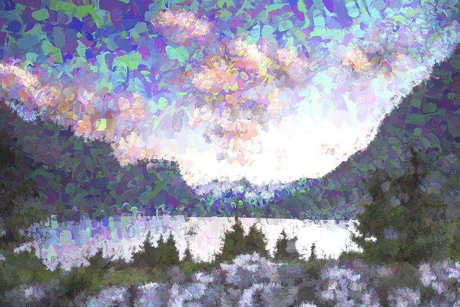 Morning Colors on the Lake II Digital Art by Jon Glaser
