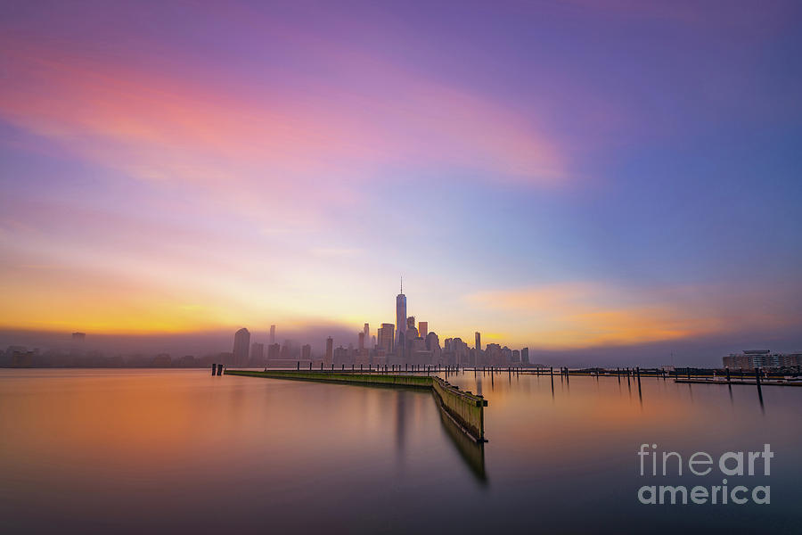 Morning Colors Over Manhattan  Photograph by Michael Ver Sprill