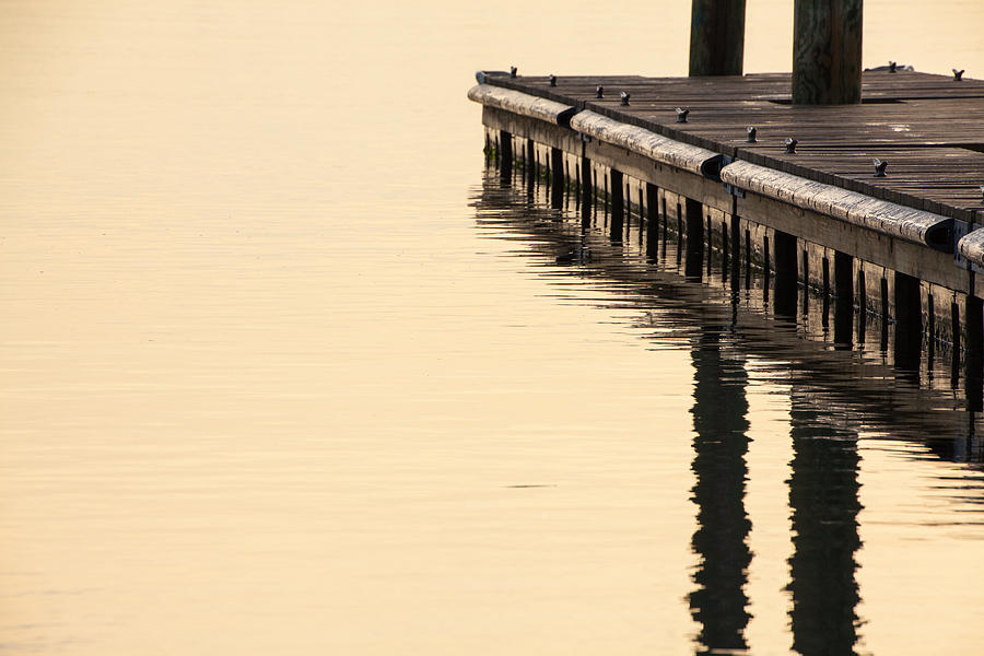 Pier Photograph - Morning Dock by Karol Livote