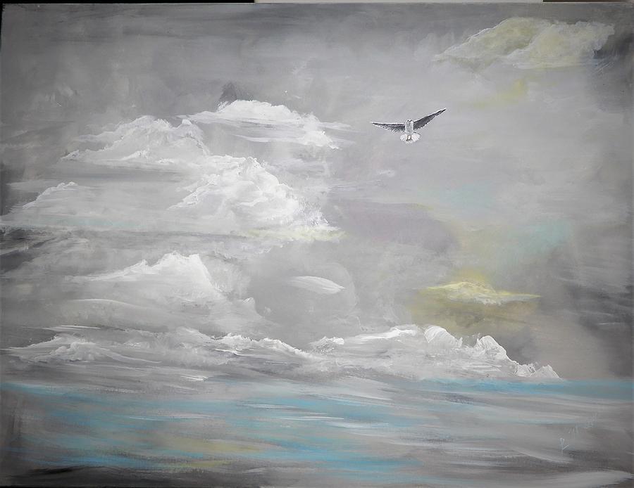 Morning flight Painting by Lynda McDonald