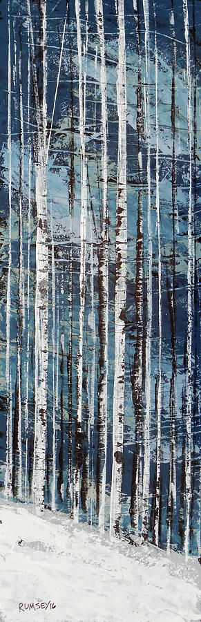 Morning Forest Painting by Rhodes Rumsey