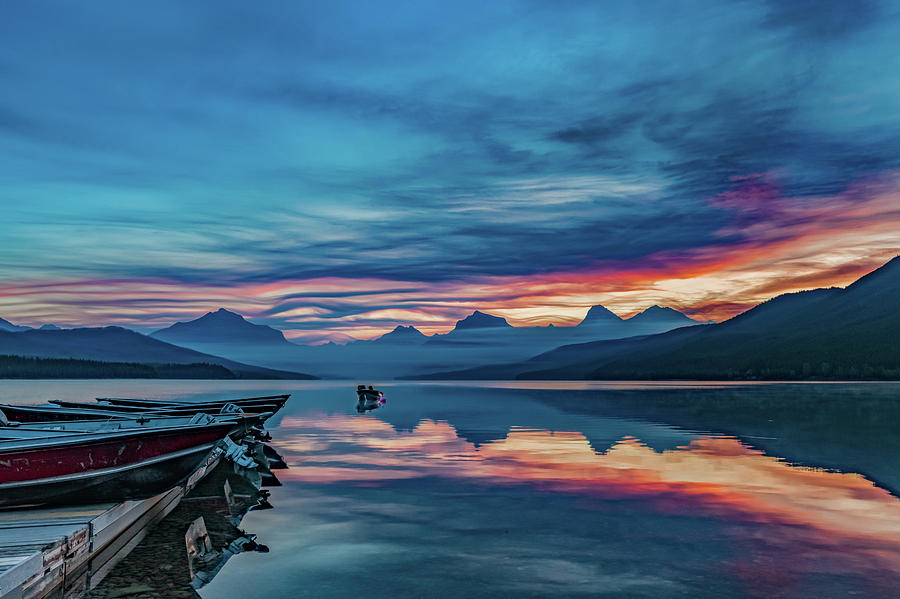 Morning Glory at Glacier National Park Photograph by Lon Dittrick