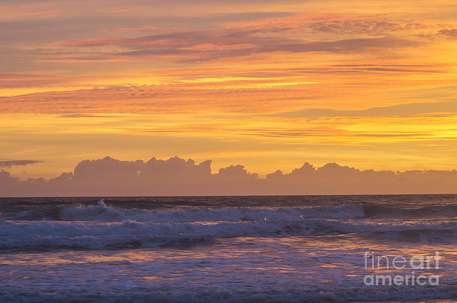 Morning Glow Daytona Beach Shores Florida Photograph by Julianne Felton