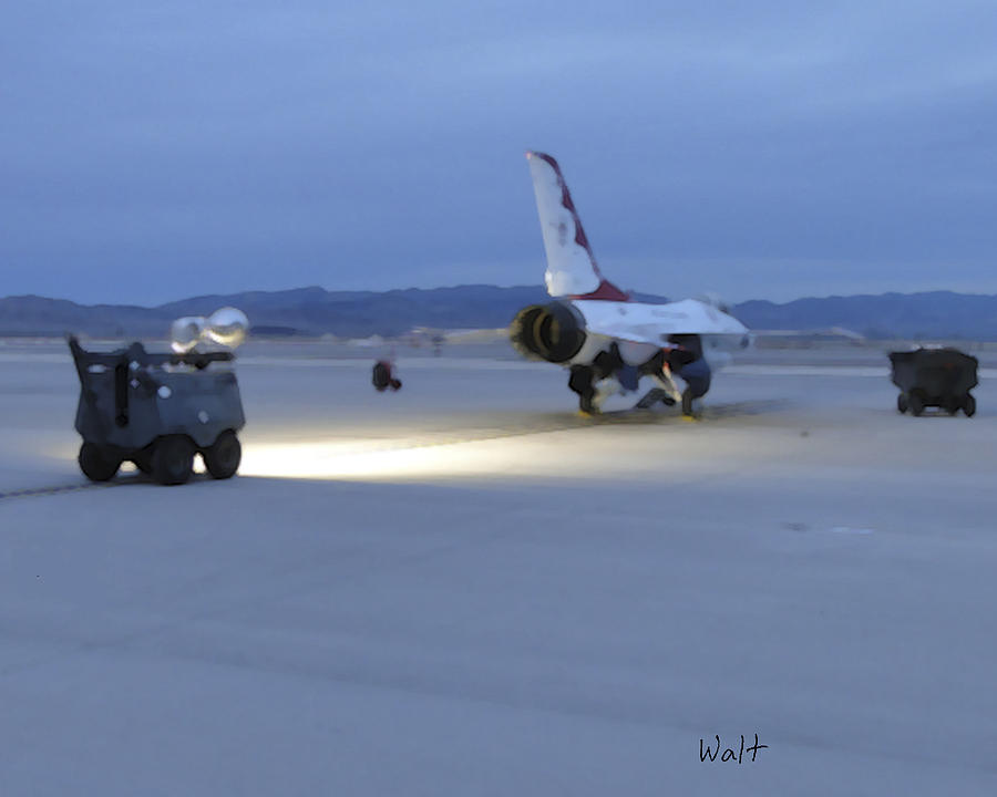 Military Digital Art - Morning Go by Walter Chamberlain Military Digital Art - Morning Go by Walter Chamberlain
