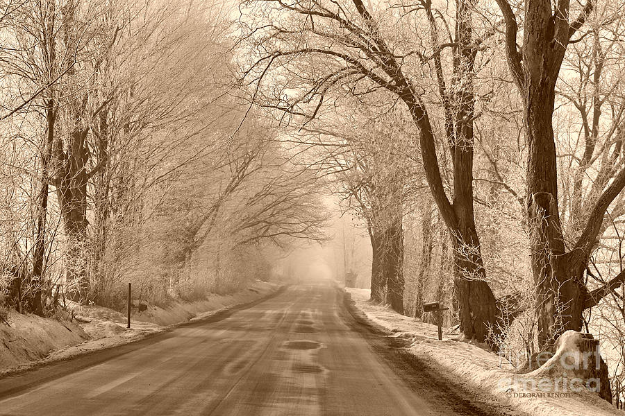 Winter Photograph - Morning Ice And Fog by Deborah Benoit