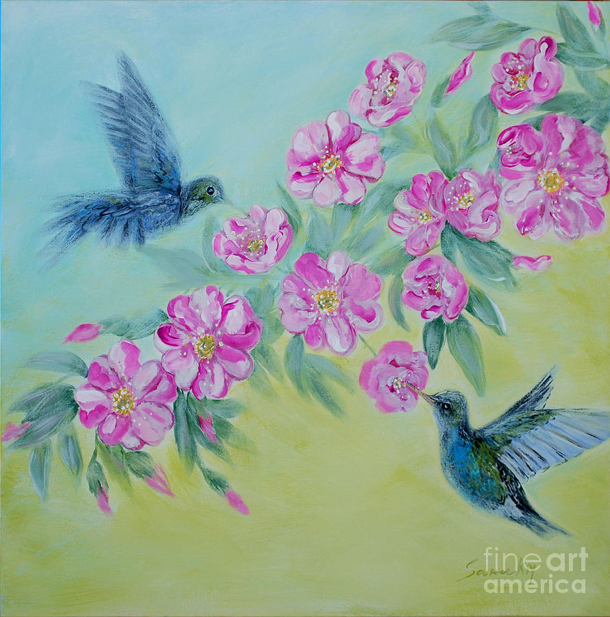 Morning In My Garden. Special Collection for Your Home Painting by Oksana Semenchenko