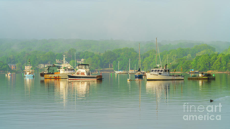 Morning in Northport Harbor Photograph by Sean Mills
