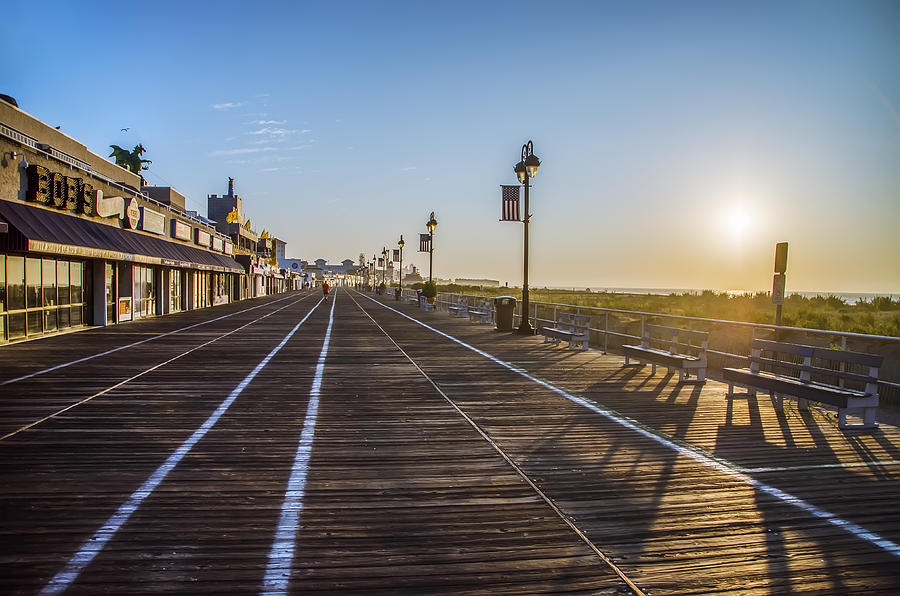 Morning in Ocean City New Jersey Photograph by Bill Cannon