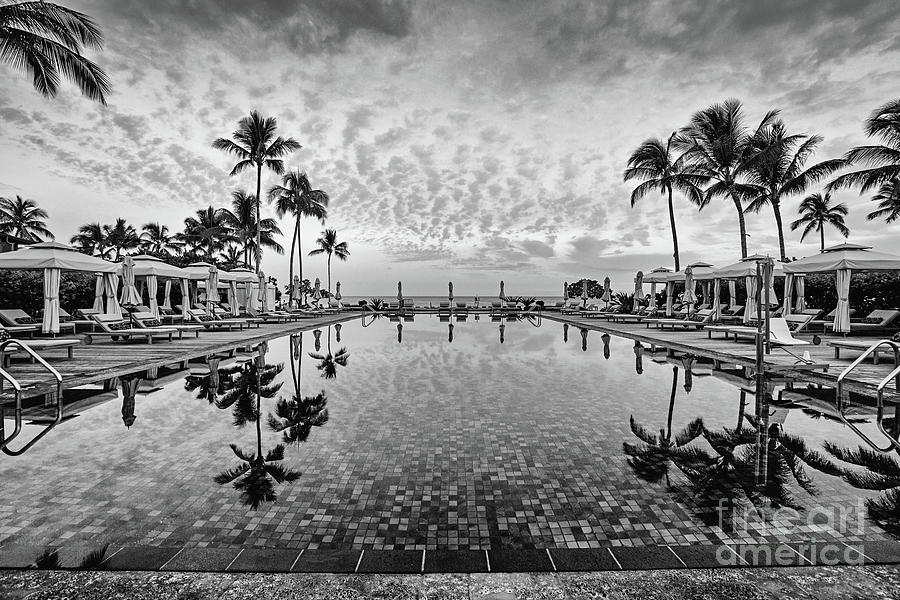 Morning in Paradise - BW Photograph by Scott Pellegrin