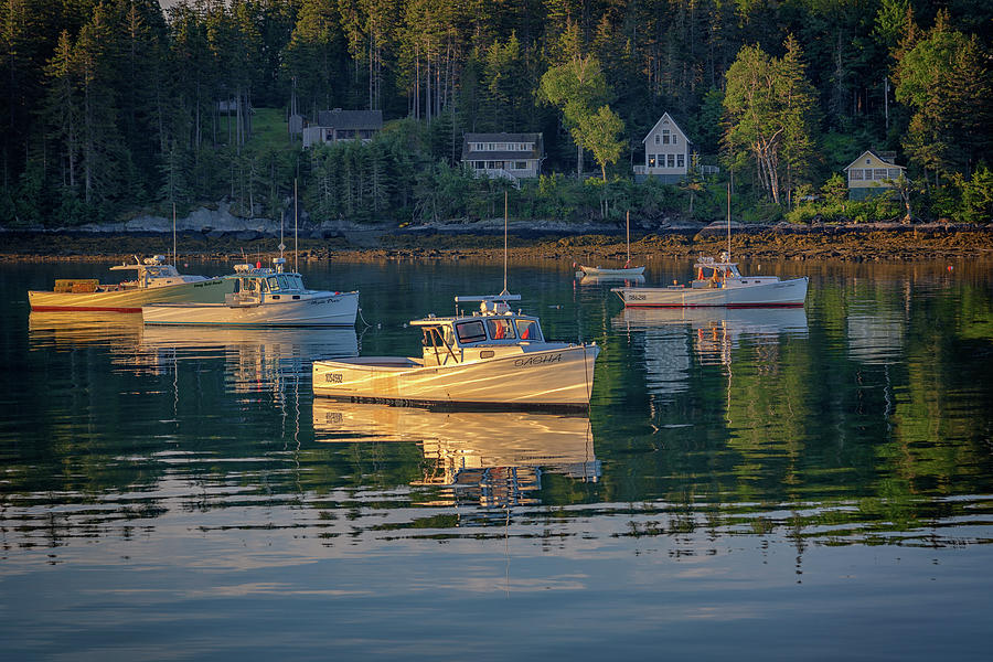 Boat Photograph - Morning in Tenants Harbor by Rick Berk