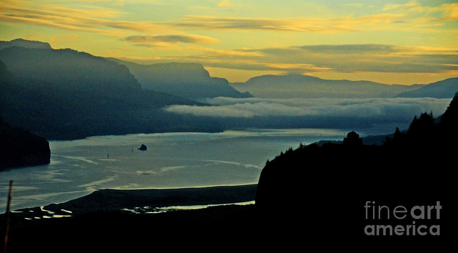 Morning in the Columbia Gorge Photograph by John Langdon