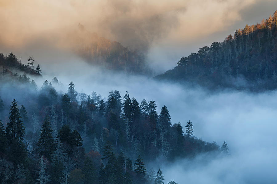 Great Smoky Mountain Sunrise Photograph by Scott Slone