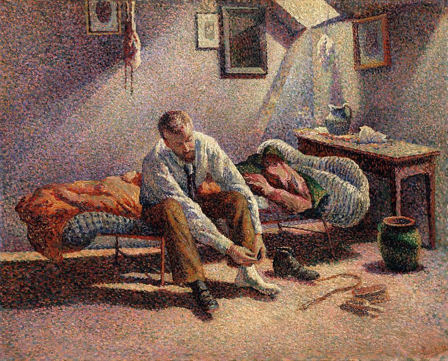 Morning, Interior - Maximilien Luce Painting by Celestial Images