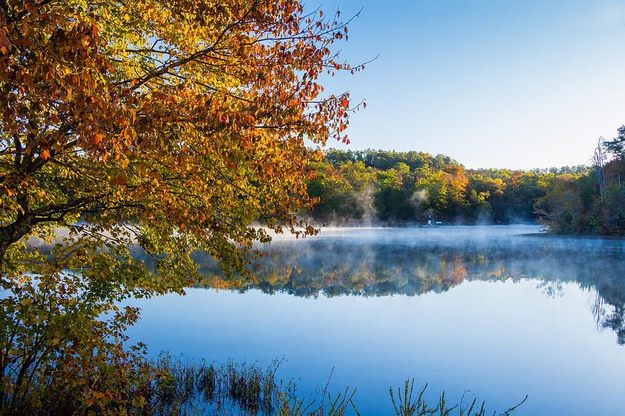 Morning Lake Reflection Photograph by Andrea Kappler