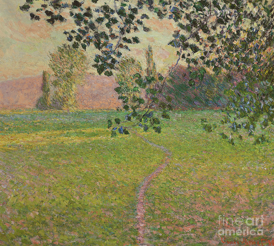 Morning landscape, 1888 Painting by Claude Monet