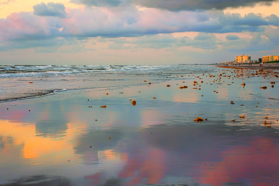 Nature Photograph - Morning Light - 2 - Reflections - Cocoa Beach by Nikolyn McDonald