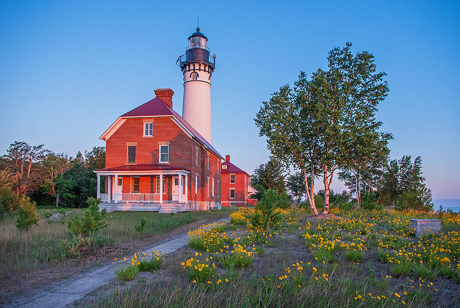 Morning Light At Au Sable Point Photograph by Gary McCormick