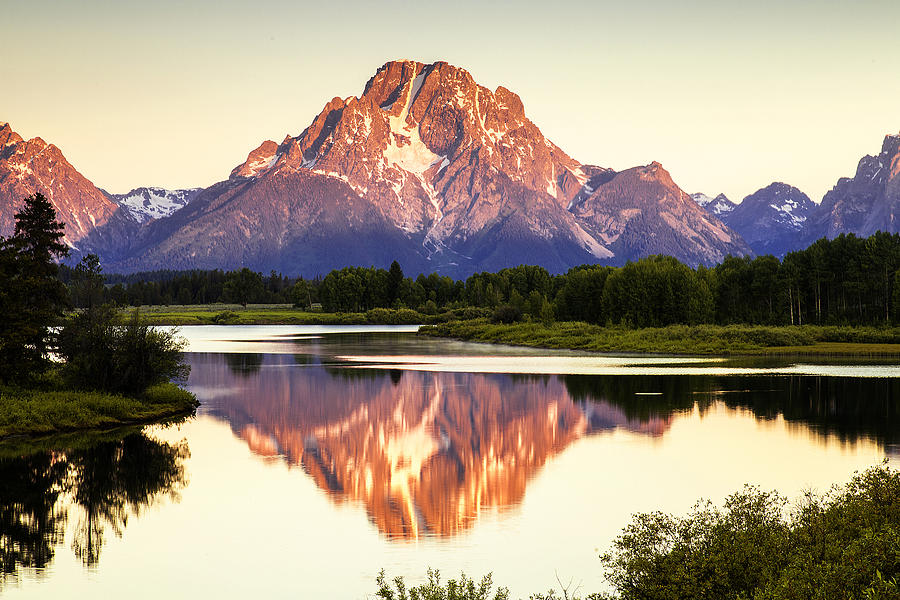 Grand Teton National Park Photograph - Morning Light at Oxbow Bend by Andrew Soundarajan