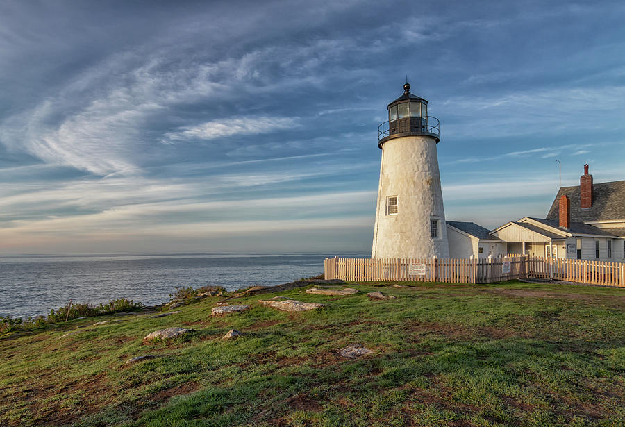 Morning Light at Pemaquid Point Photograph by Kristen Wilkinson