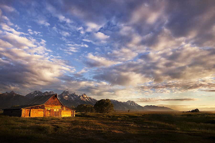 Grand Teton National Park Photograph - Morning Light at the Barn by Andrew Soundarajan