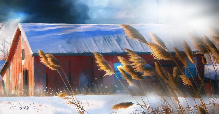 Winter Painting - Morning Light by Bob Salo