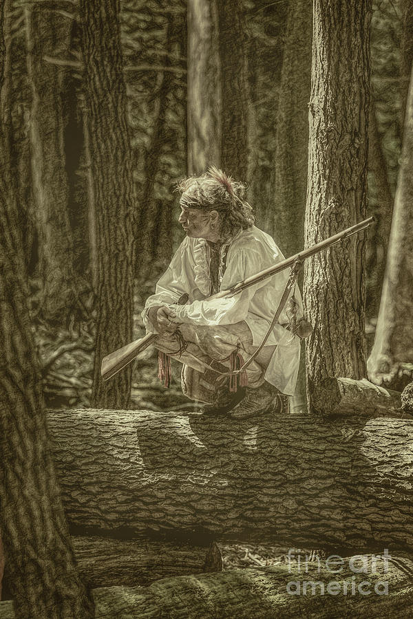 Morning Light Cook Forest Sepia Toned Digital Art by Randy Steele