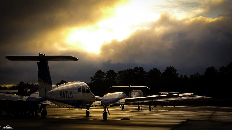 Airplane Photograph - Morning Light on the Ramp by Phil And Karen Rispin