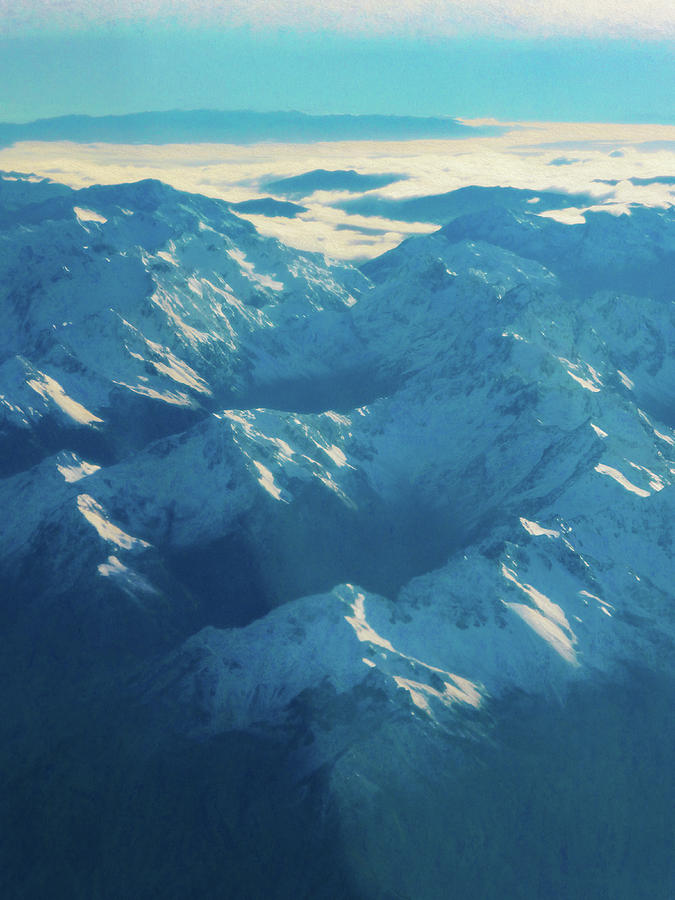 Morning Light On The Southern Alps Photograph