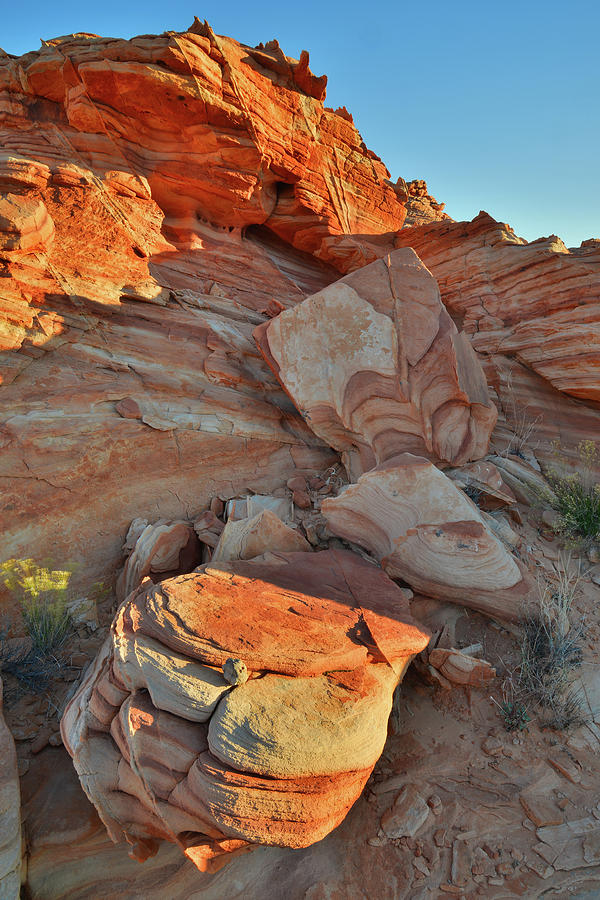 Morning Light On Wash 2 In Valley Of Fire Photograph