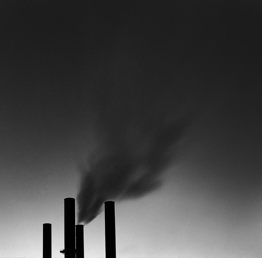 Black And White Photograph - Morning Mill City by Abhishek Dasgupta