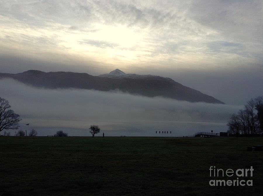 Morning Mist At Loch Lomond 4 Photograph by Joan-Violet Stretch