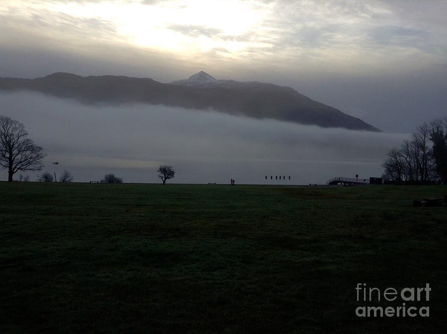 Morning Mist At Loch Lomond Photograph by Joan-Violet Stretch