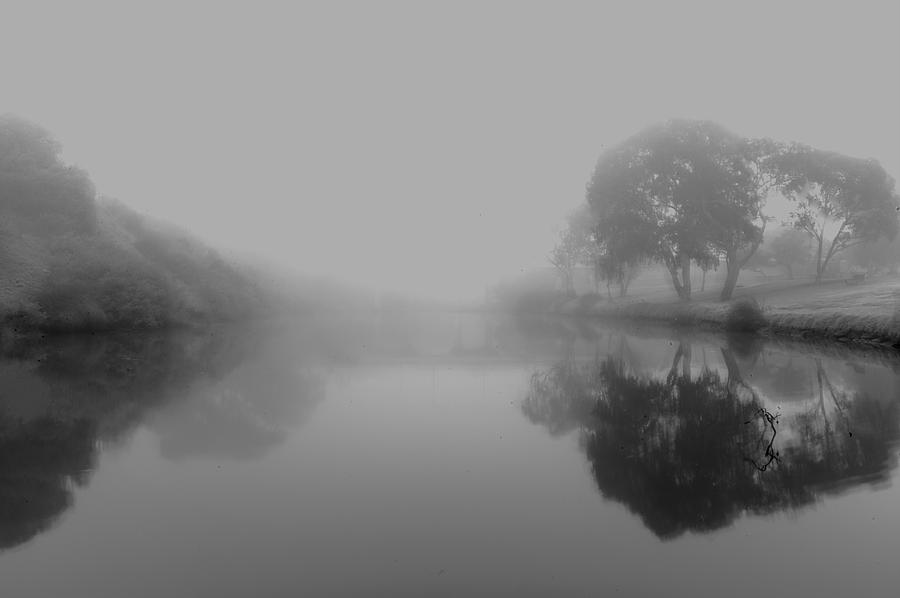 Morning Mist Photograph by Win Naing