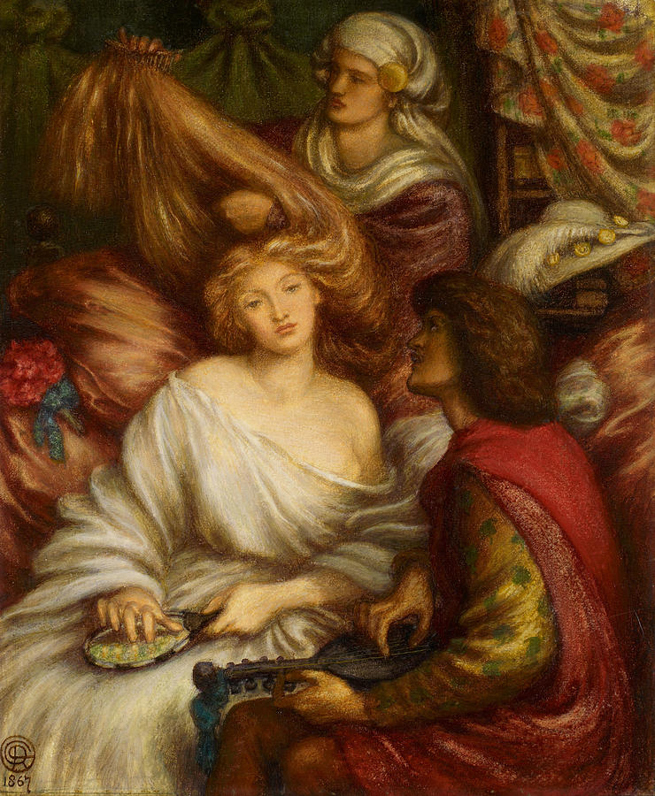 Morning Music, 1867 Painting by Dante Gabriel Rossetti