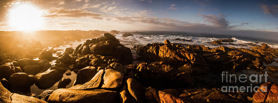 Morning ocean panorama Photograph by Jorgo Photography