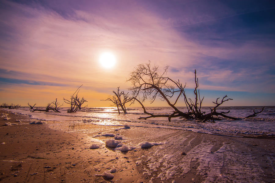 Morning On Boneyard Beach Photograph by Steven Ainsworth