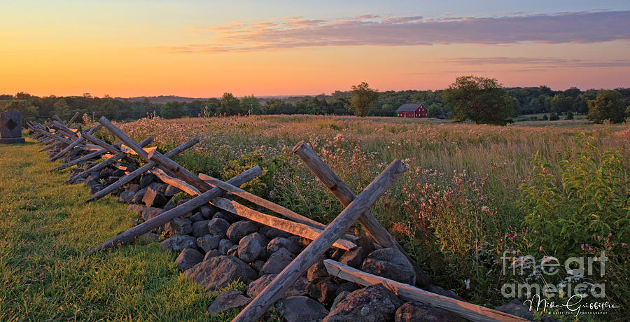 Gettysburg National Park Photograph - Morning on Cemetery Ridge by Michael Griffiths