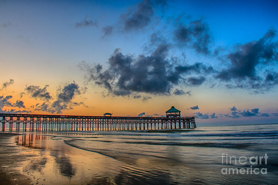Morning on Folly Beach Photograph by Jennifer Ludlum