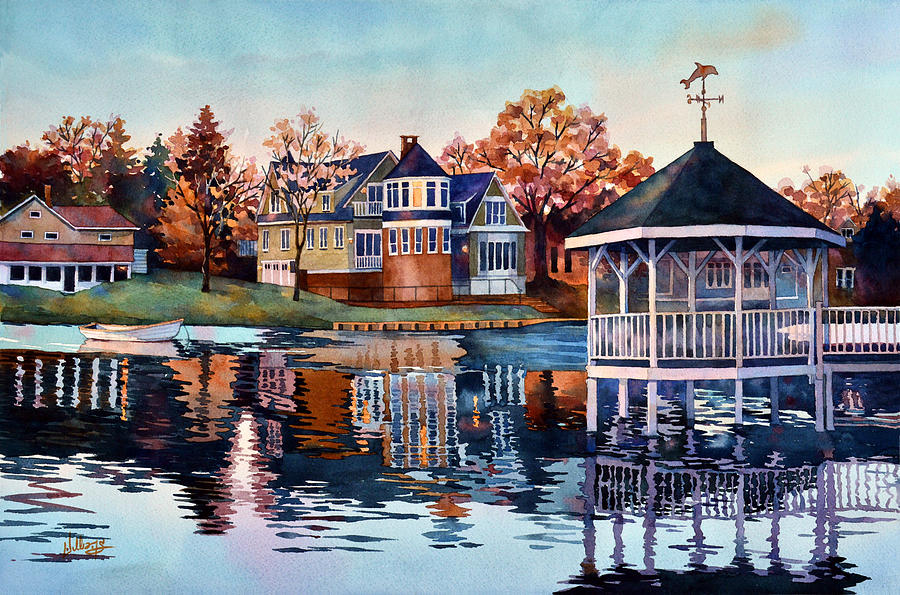 Morning on Silver Lake Painting by Mick Williams