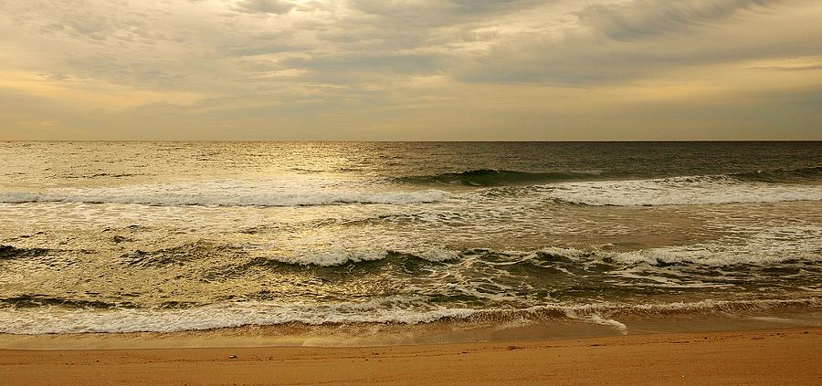 Beach Photograph - Morning On The Beach - Jersey Shore by Angie Tirado