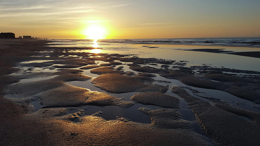 Morning On The Beach Photograph by Cedric Hampton