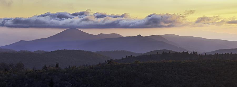 Morning on the Blue Ridge Parkway Photograph by Rob Travis