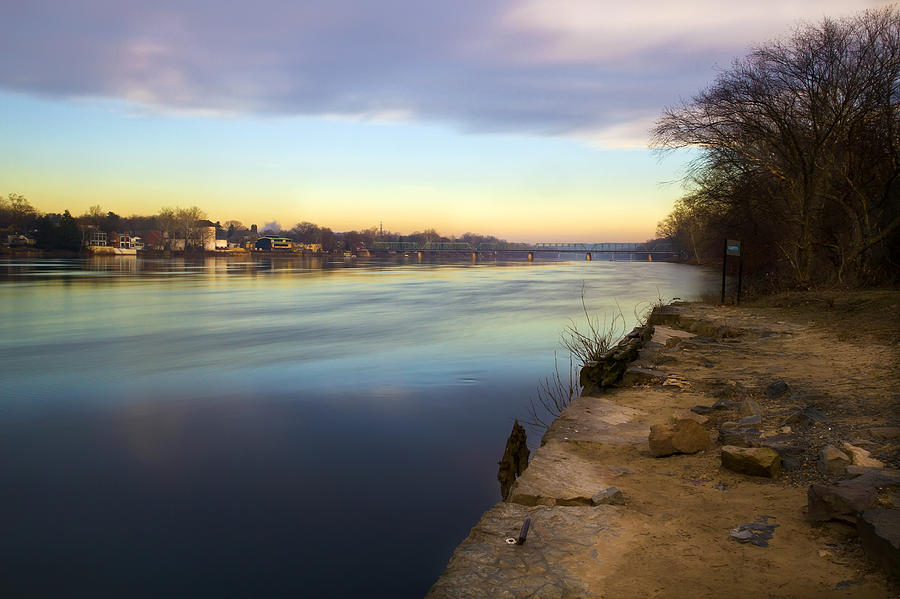 Morning on the Delaware River Photograph by Kevin Giannini