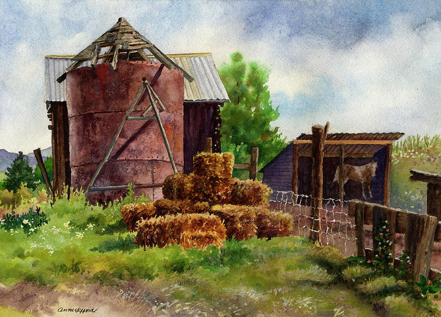 Morning on the Farm Painting by Anne Gifford