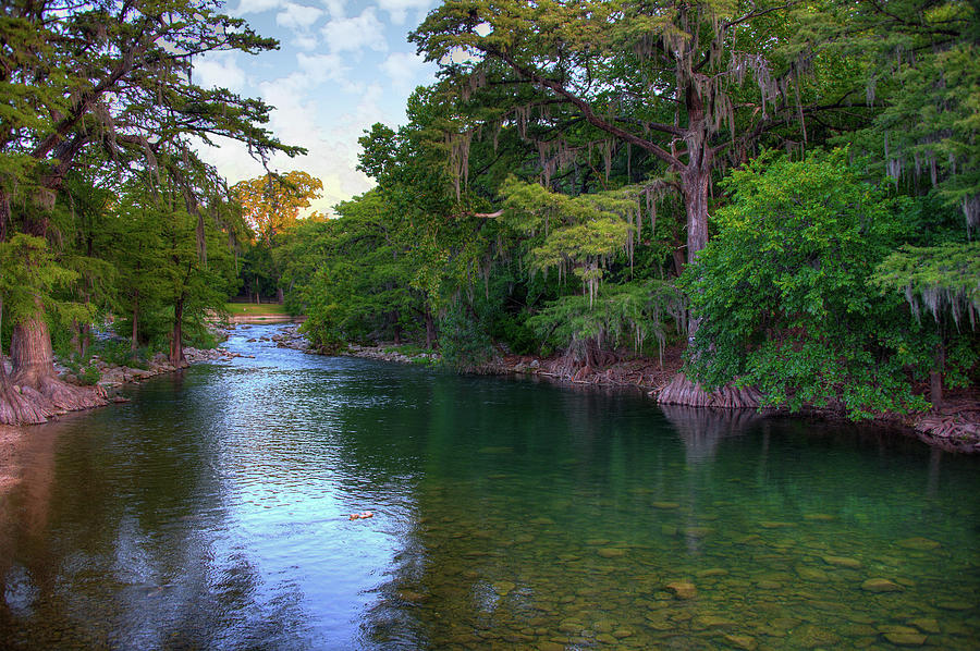 Morning on the Guadalupe River Photograph by Kelly Wade