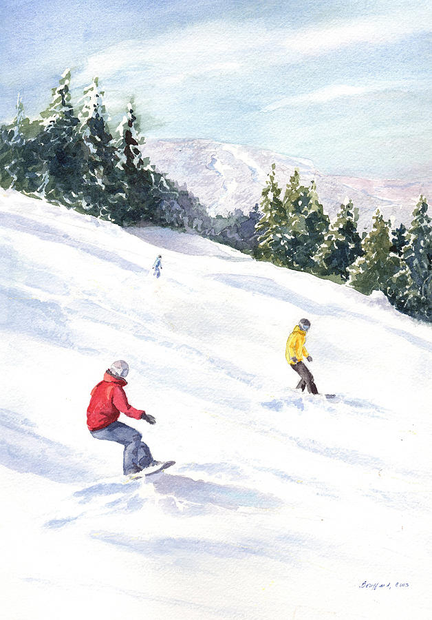 Morning on the Mountain Painting by Vikki Bouffard