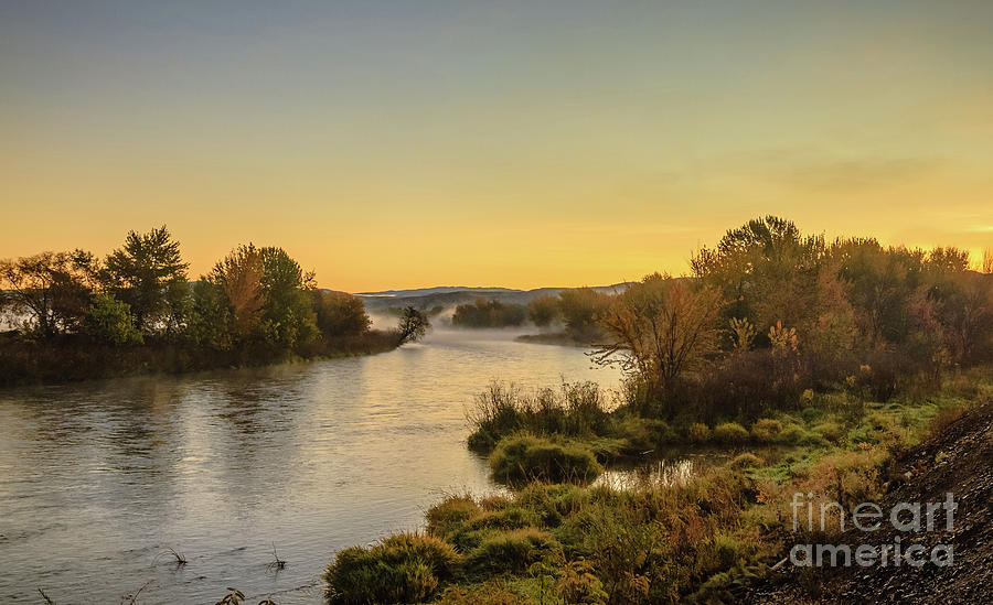 Morning On The Payette River Photograph by Robert Bales