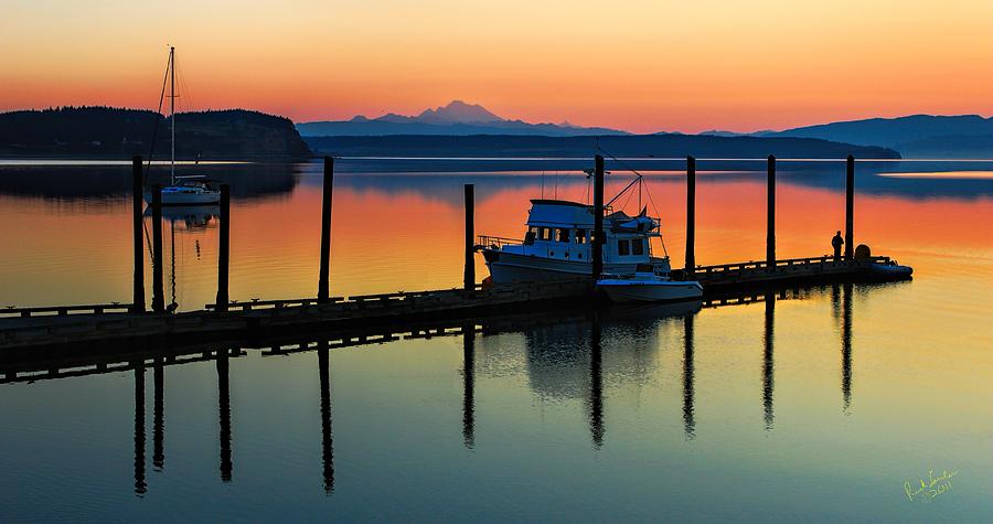 Coupeville Photograph - Morning on the Pier Mod by Rick Lawler