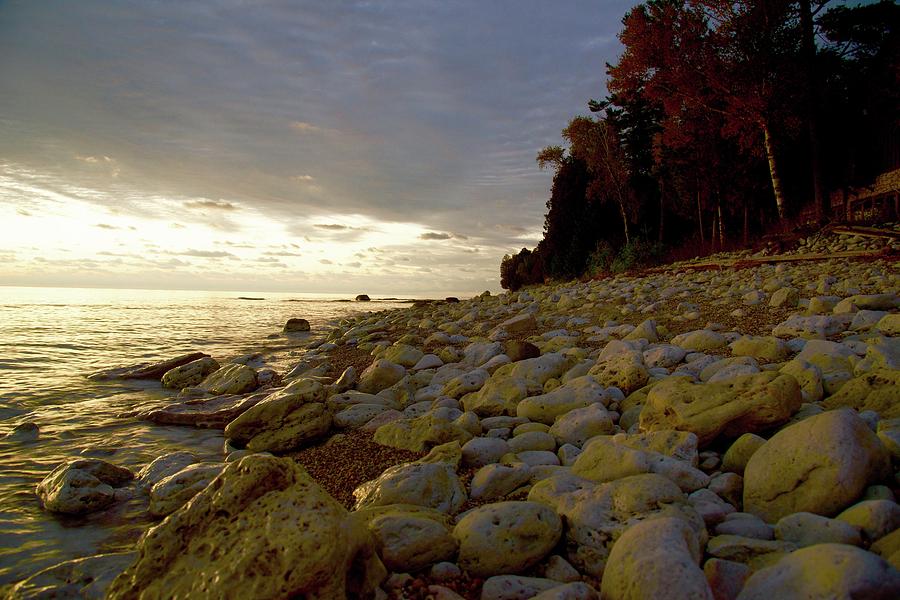 Morning on the Rocks Photograph by John Fabina