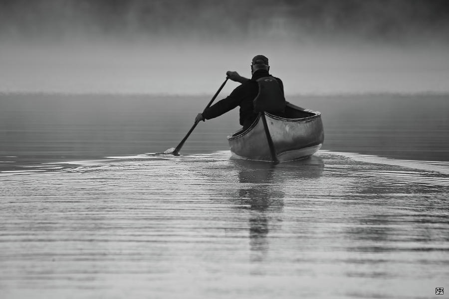 Morning Paddle Photograph by John Meader